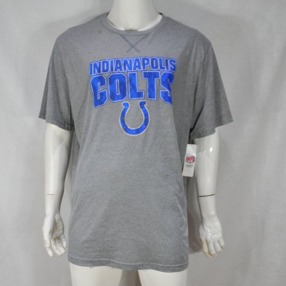 NFL Colts Indianapolis T shirt 3XL  Officially Licensed Product Grey NWT